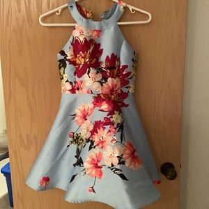 Gorgeous fit and flare floral party dress